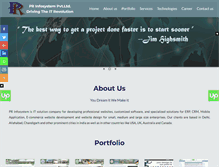 Tablet Screenshot of prinfosystem.com